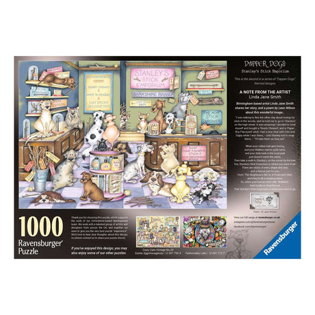 Ravensburger puzzle brave dog's 1000 pcs