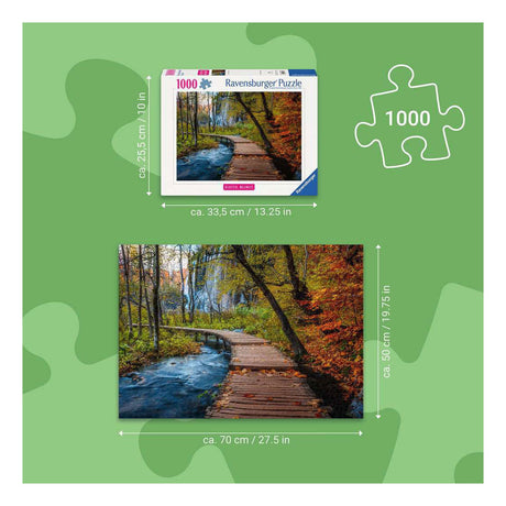 Ravensburger jigsaw puzzle autumnal wood trail