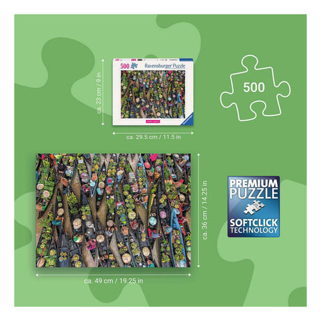 Пъзел Ravensburger цветни пазари № 1 - 500 бр.