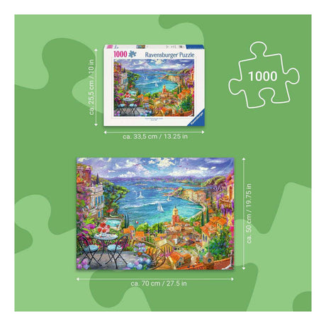 Ravensburger Jigsaw Puzzle St. Tropez - 1000 pieces.