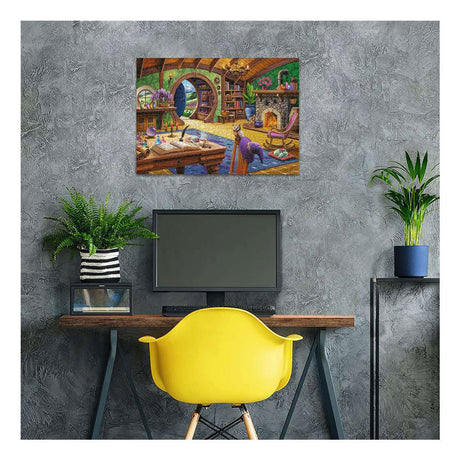 Ravensburger jigsaw puzzle charmed cottage - 1000 pieces.