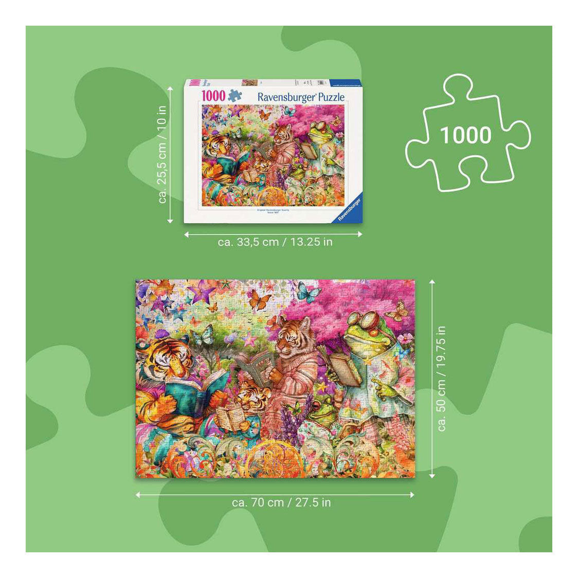 Ravensburger jigsaw puzzle Book Club - 1000 pcs.