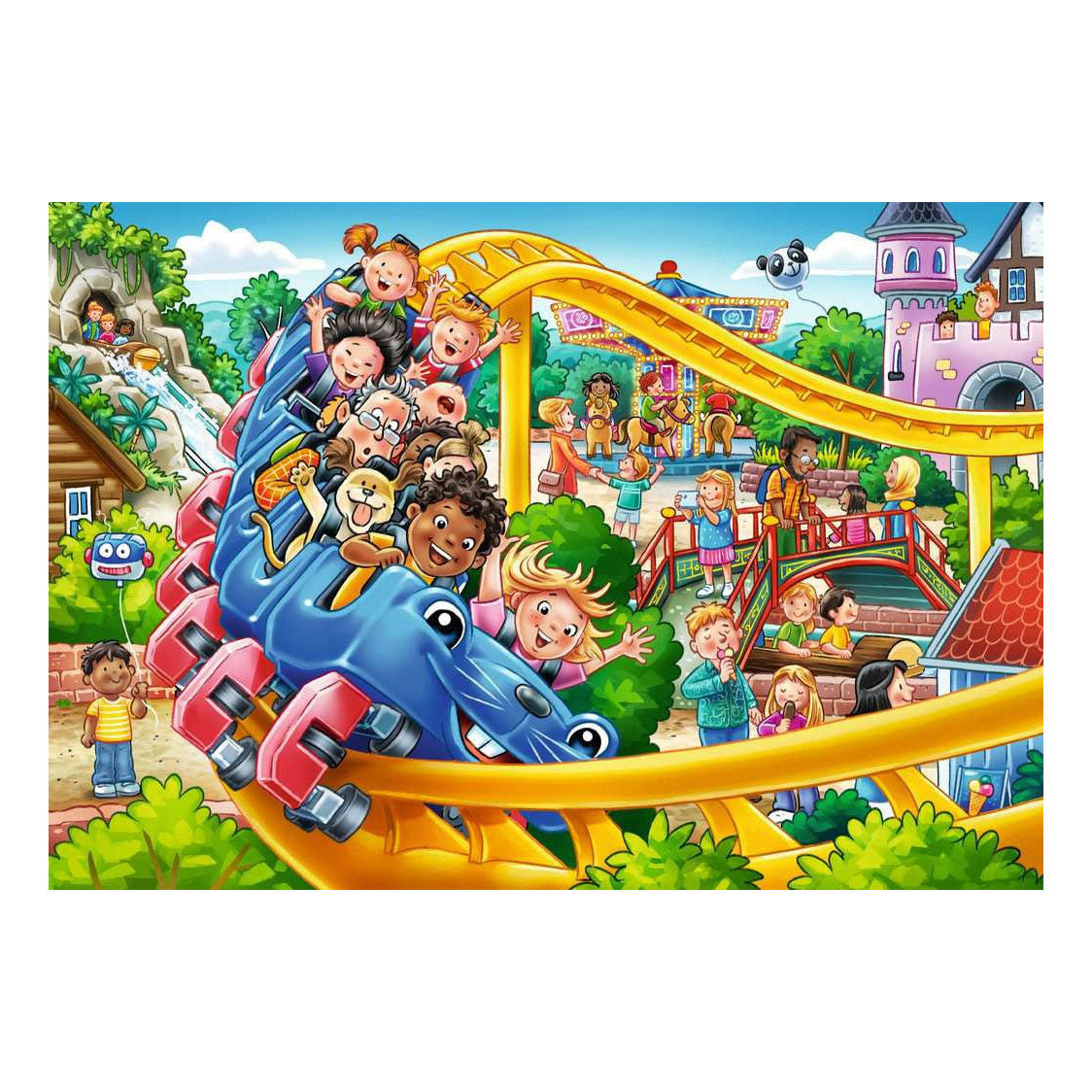 Ravensburger jigsaw puzzle amusement park 2x24