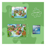 Ravensburger jigsaw puzzle amusement park 2x24