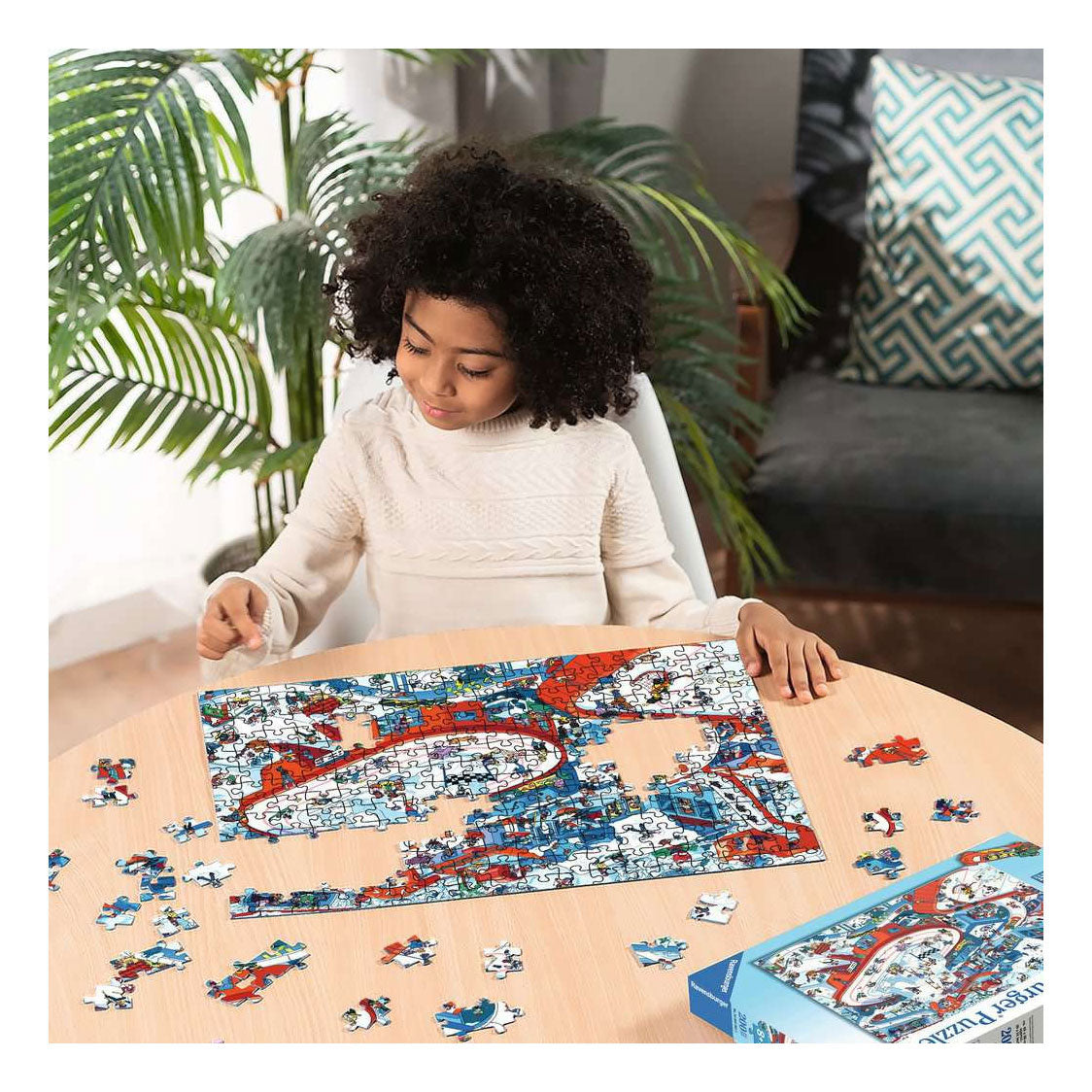 Ravensburger jigsaw puzzle winter sports stadium