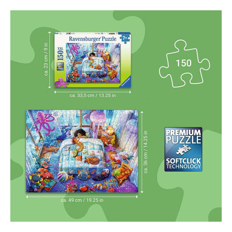 Ravensburger puzzle undersea dreams 150 pc