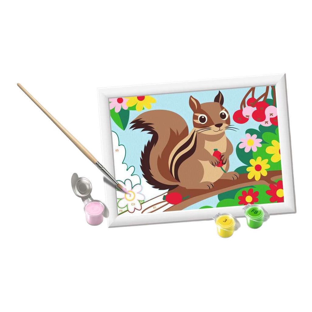 Ravensburger – creart: chipmunk – paint by numbers