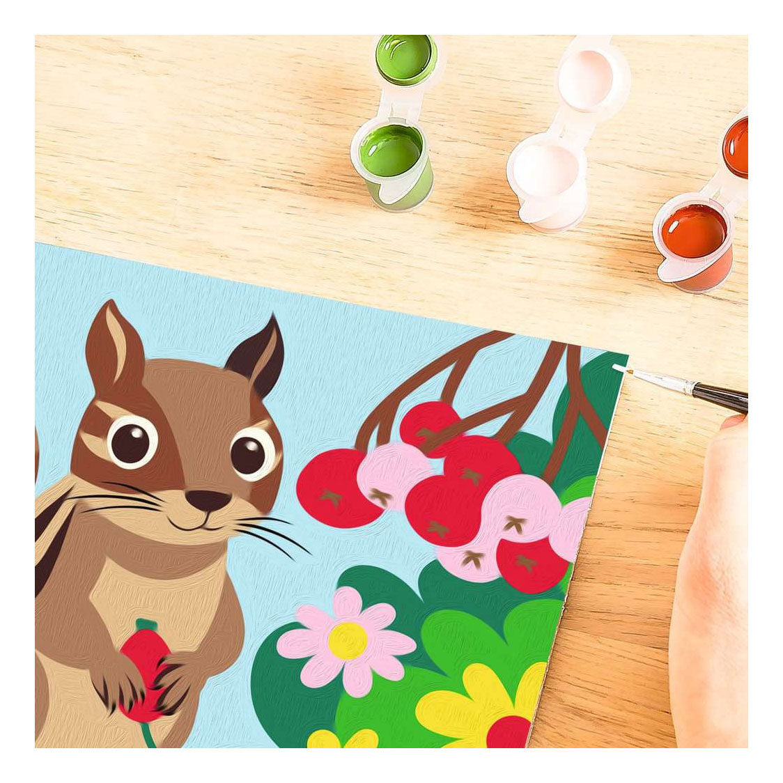 Ravensburger – creart: chipmunk – paint by numbers