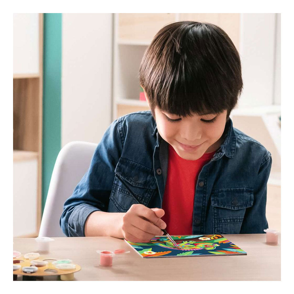 Ravensburger creart måla efter nummer - kameleont