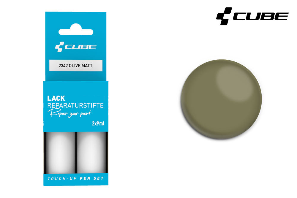 Cube touch-up pen set olive matt