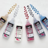Tulp • 3D Textilfaarf 37ml Glitter 6 Stéck.