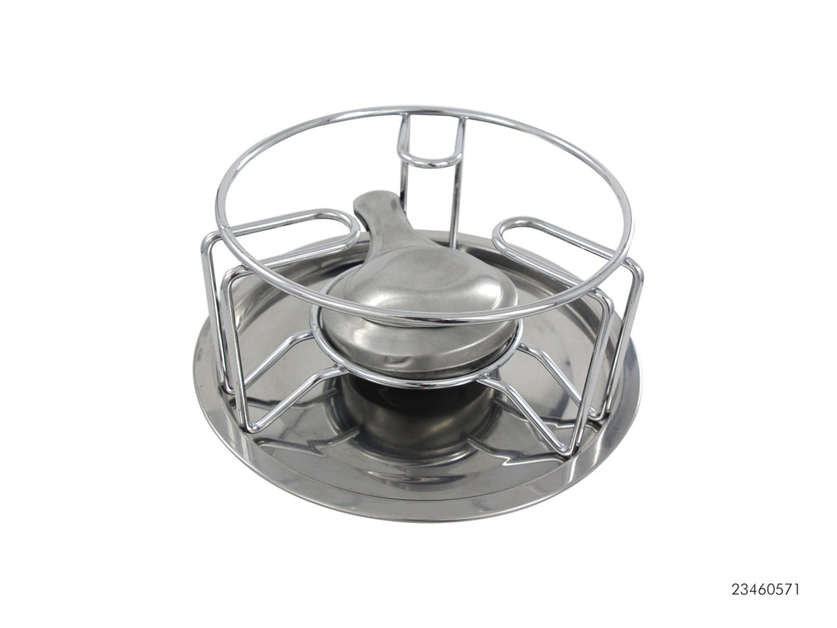 Svenska living chafing table chrome with burner