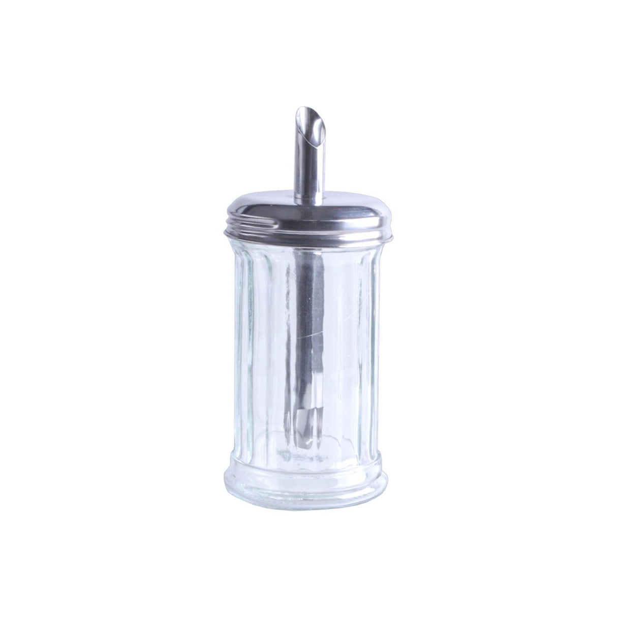 Sugar shaker glass 300ml ø7xh13cm