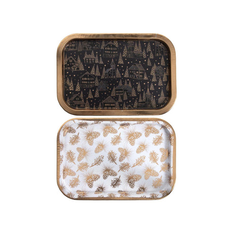 Svenska living tray 34x23x1.5cm metal