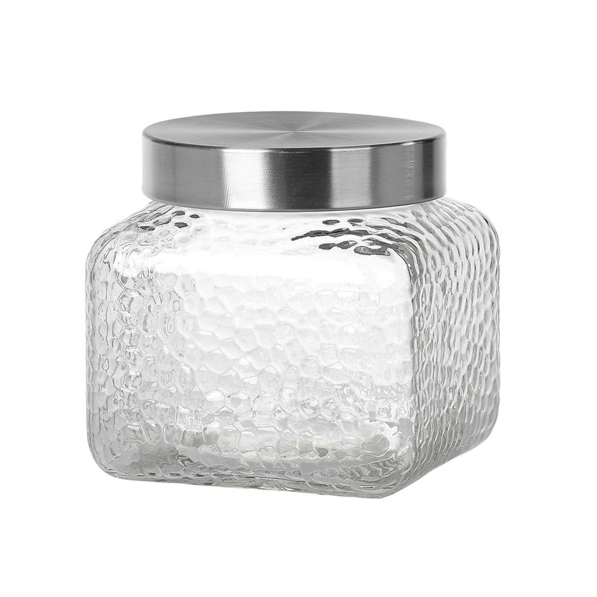 Kitchen tools storage jar glass square 1350ml