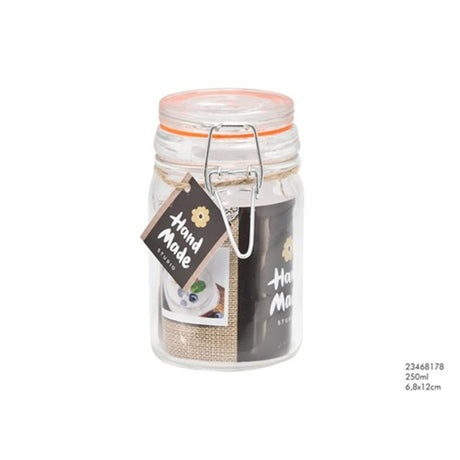 Konyhai eszközök tartósító tégely 250ml 6,8x12cm
