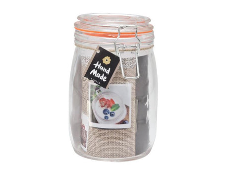 Kitchen tools weckpot 1000ml 10,5x17cm siliconen ring