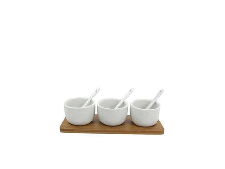 Set za omake Food for Fun 7-delni z leseno desko