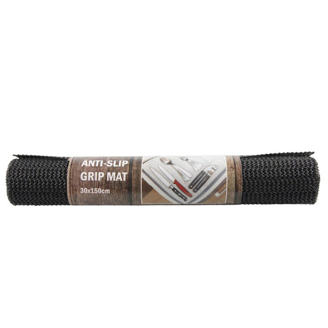 Anti-skli matte sort 150x30cm