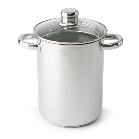 Kuchynské náradie imperial kitchen špargľa panvica na cestoviny 19x14 cm nerez