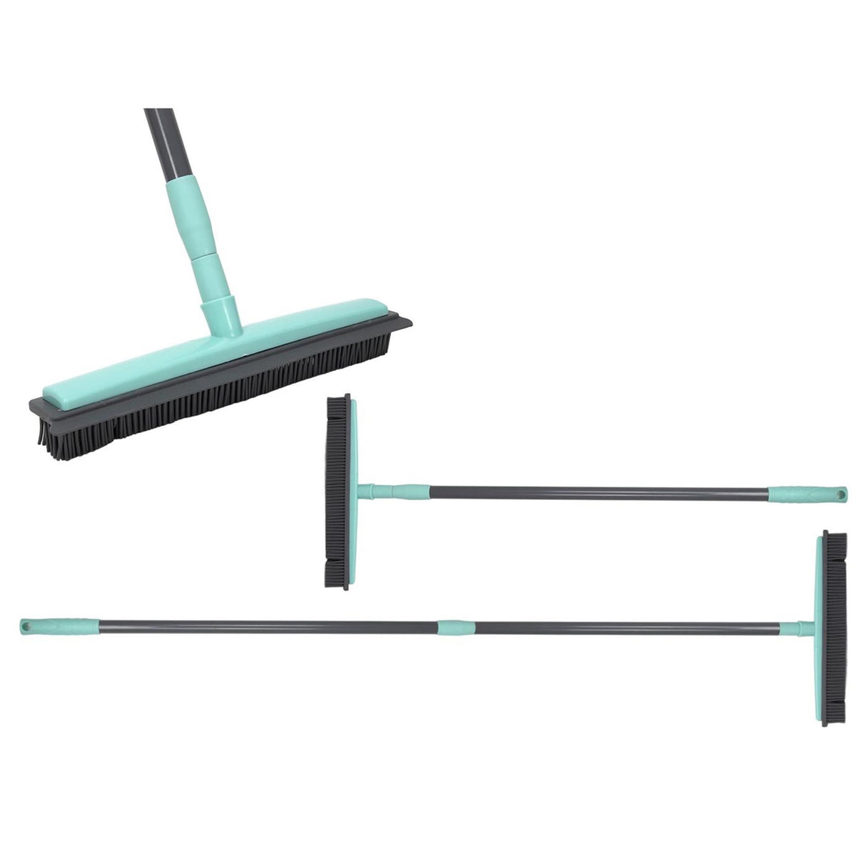 Gummibesen mat teleskopesche Grëff 80-130cm