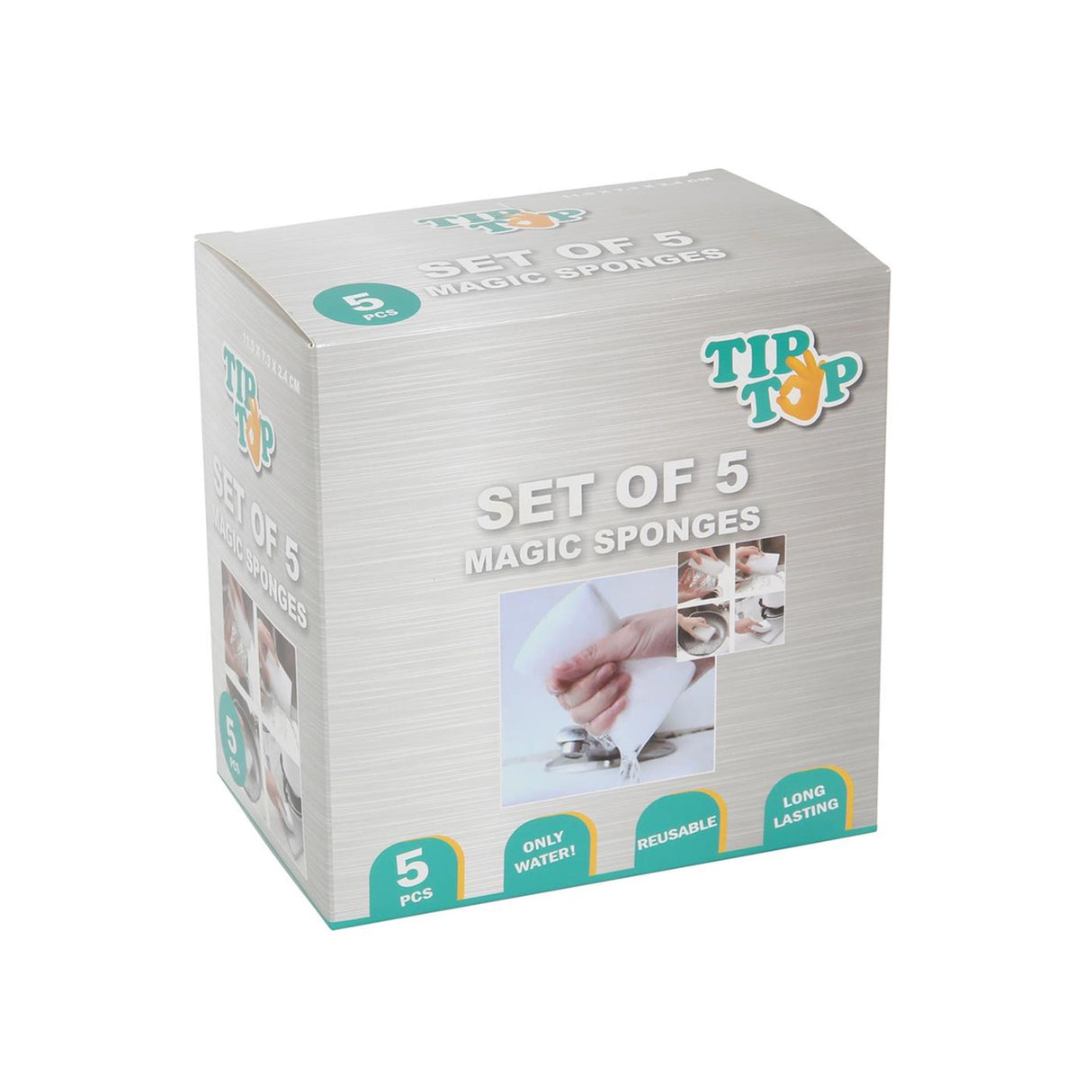 Tiptop miracle sponge box of 5 pieces