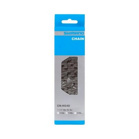 Shimano HG40 Chain 6 7 8v 116 Links - Gray