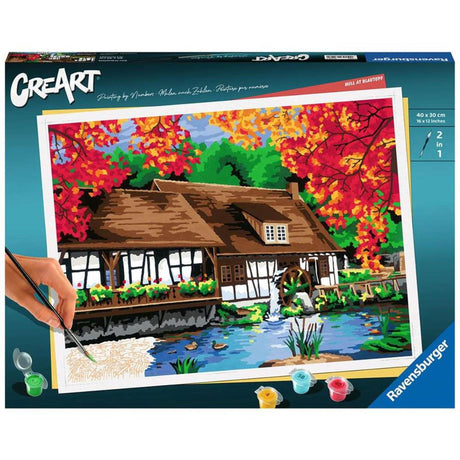 Ravensburger Creart Paint by Numbers – Mill in Blautopf