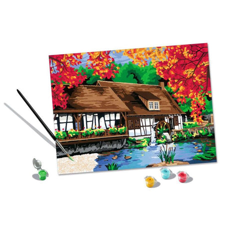 Ravensburger Creart Paint by Numbers – Mill in Blautopf