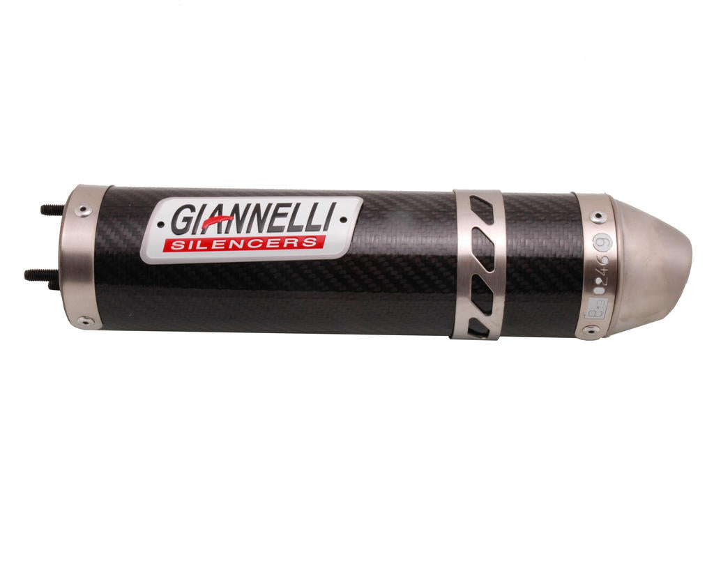 Giannelli rear silencer carbon | derbi senda ('06-)