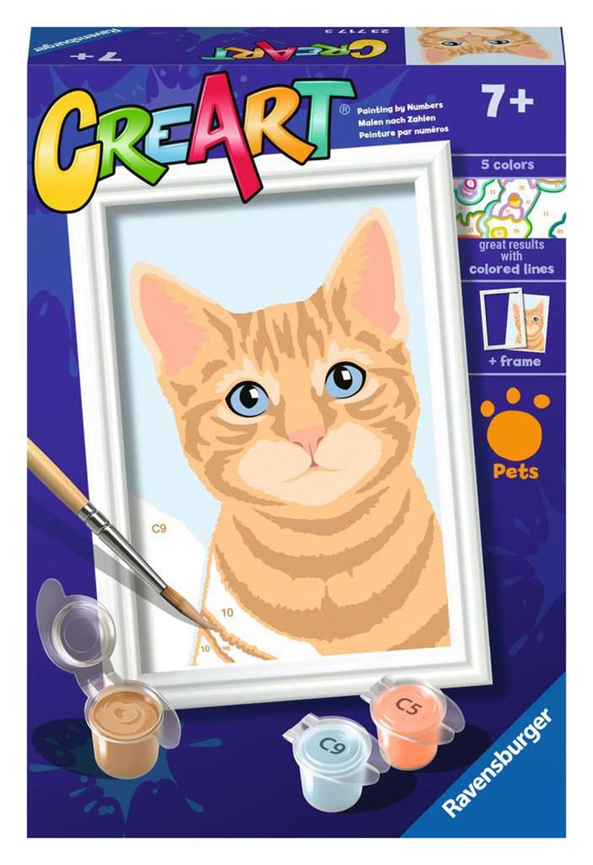 Ravensburger CreArt Paint by Numbers Red Cat
