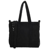 Beagles teddy shoulder bag 37x31cm black