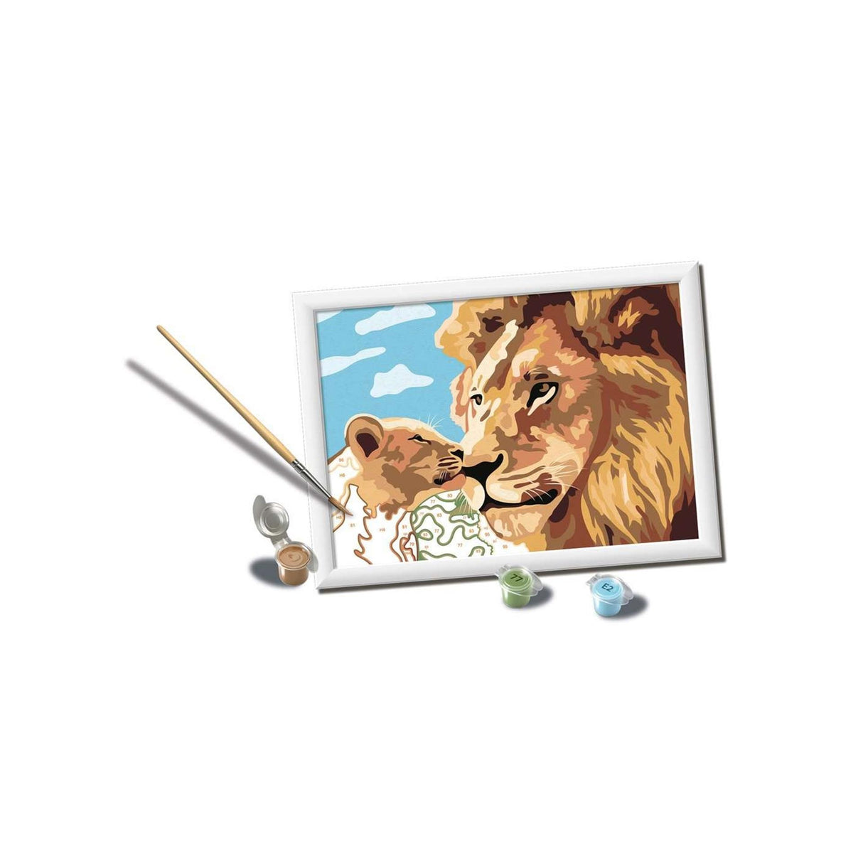 Ravensburger creation lion and baby