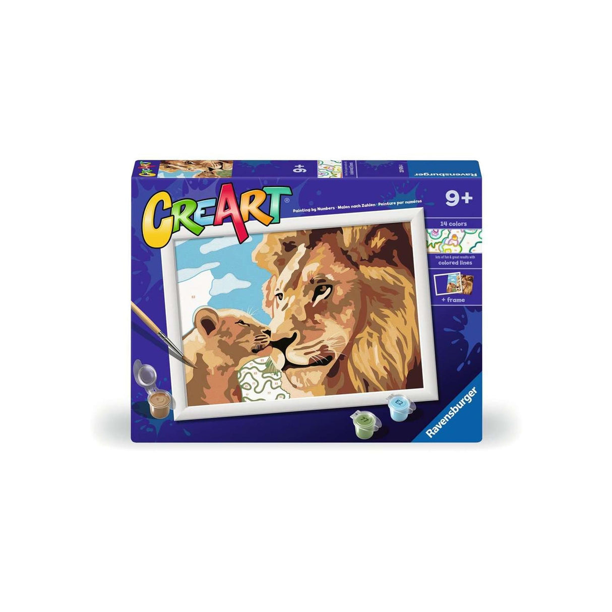Ravensburger creation lion and baby