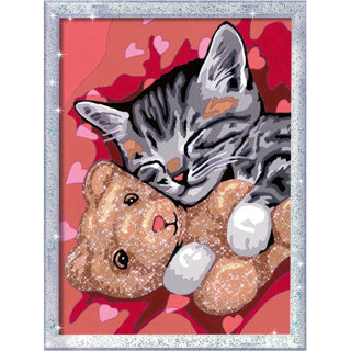 Ravensburger Crarts Molerei op der Zuel - friddlech Kitten