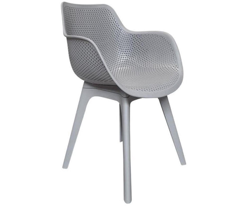 Sens dining chair jasper plastic dark gray