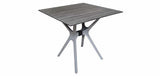 Sens garden table jasper 80x80cm dark gray