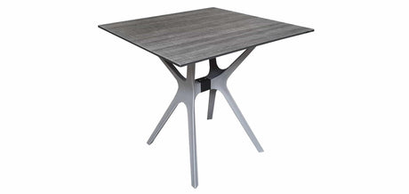 Sens garden table jasper 80x80cm dark gray