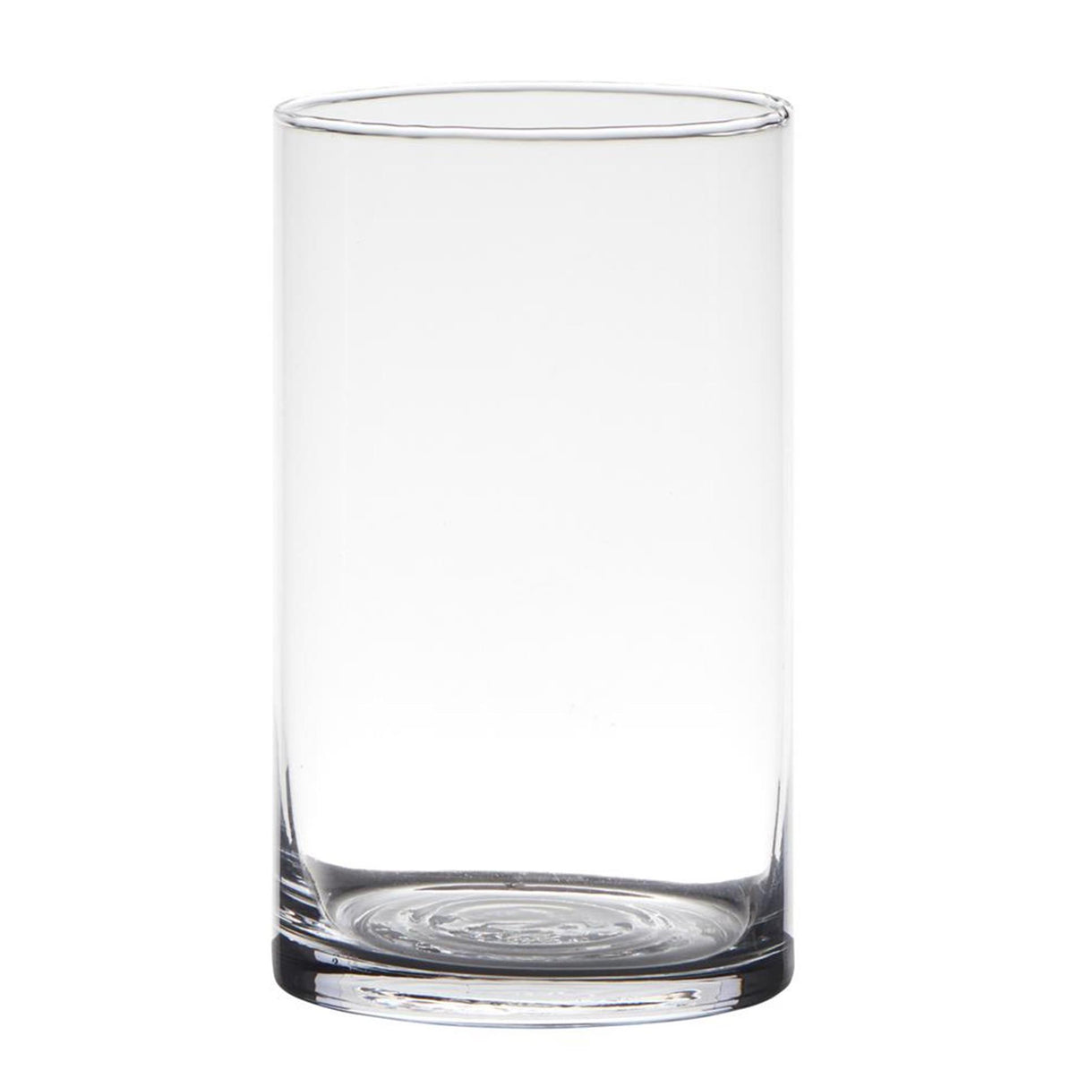 No brand vase cylinder 15x9 cm glass | 12 pieces