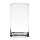 No brand vase cylinder 15x9 cm glass | 12 pieces