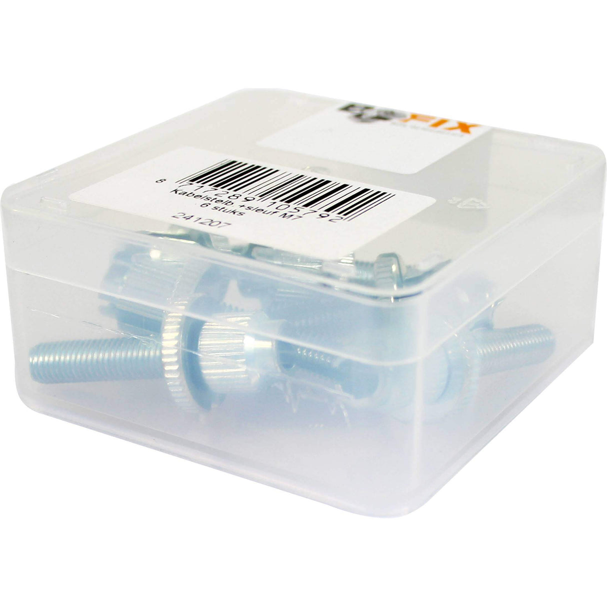Bofix cable adjustment bolt with slot m7 (6 pieces)