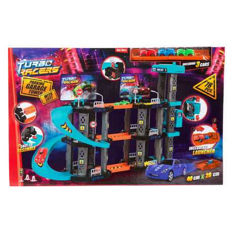 Turbo racers parkeergarage met lift