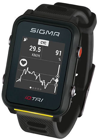 Sigma Sporthorloge iD.TRI Black Basic