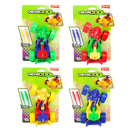Vehicool friction racing car shooting dino