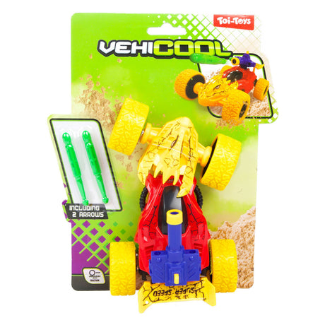 Vehicool friction racing car shooting dino