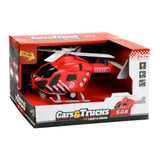 TOI-TOYS Fire Brigade Helicopter con luce e suono