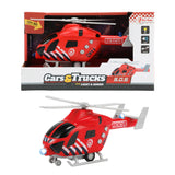 TOI-TOYS Fire Brigade Helicopter con luce e suono