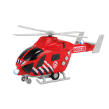 TOI-TOYS Fire Brigade Helicopter con luce e suono