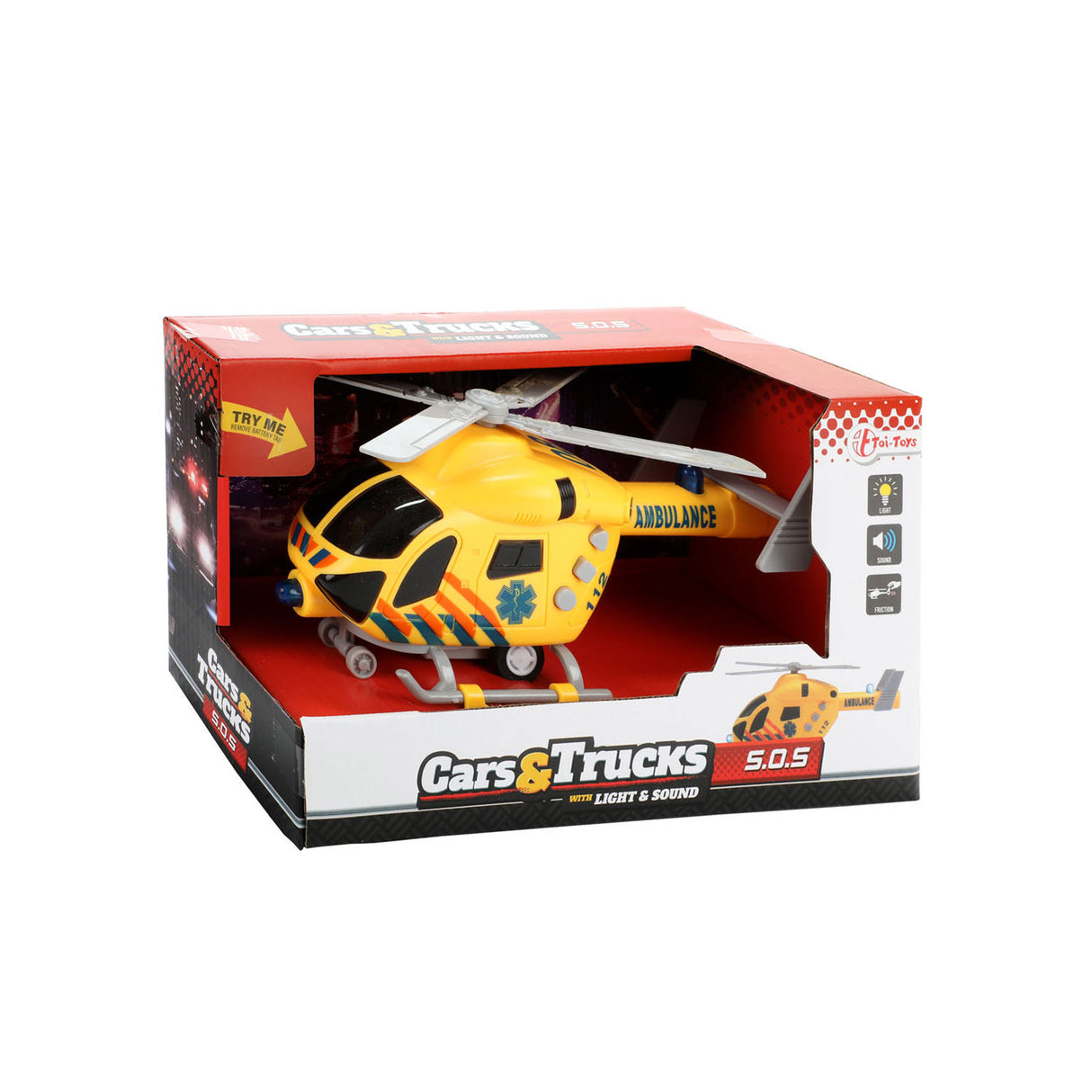 Toi-Toys Trauma Helikopter met Licht en Geluid