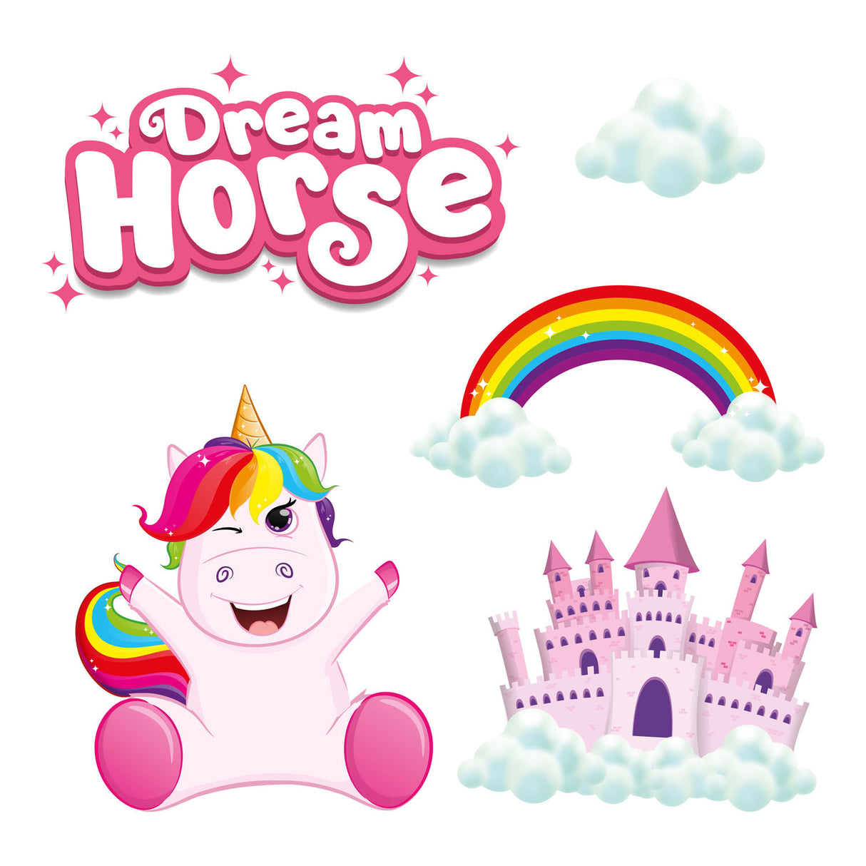 Toi-Toys Wall Deco Stickers Unicorn